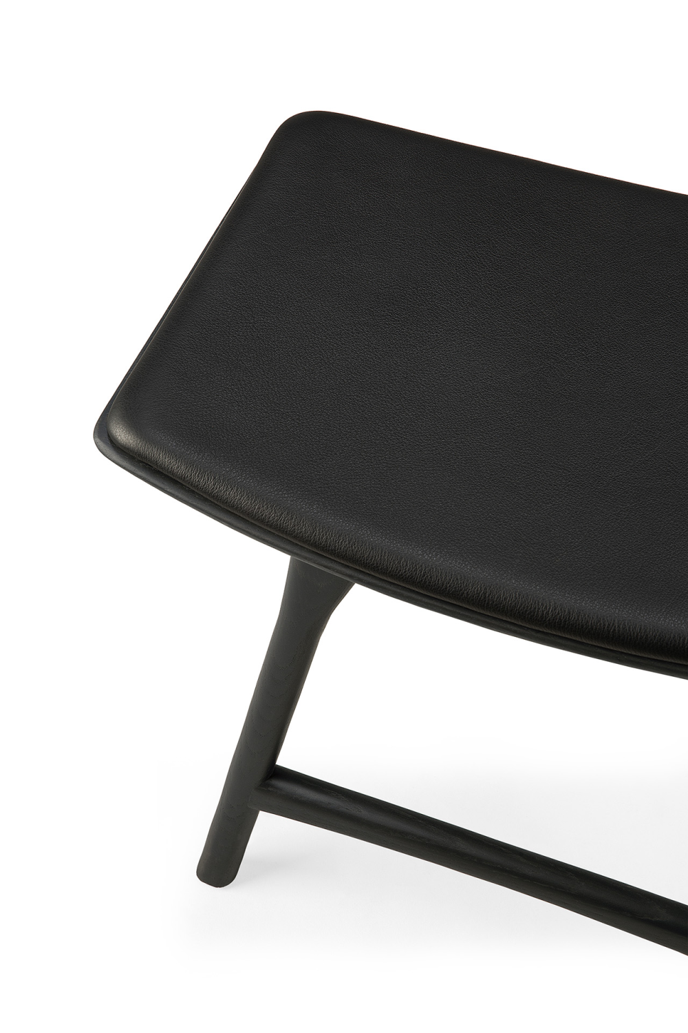 Black Oak Accent Stool | Ethnicraft Osso | Oroa.com