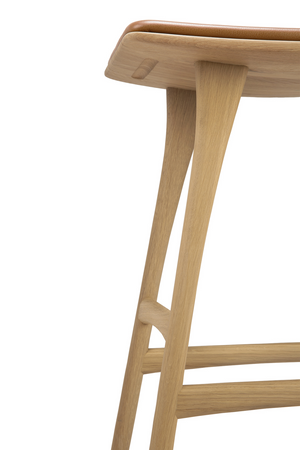 Modern Upholstered Oak Counter Stool | Ethnicraft Osso | Oroa.com