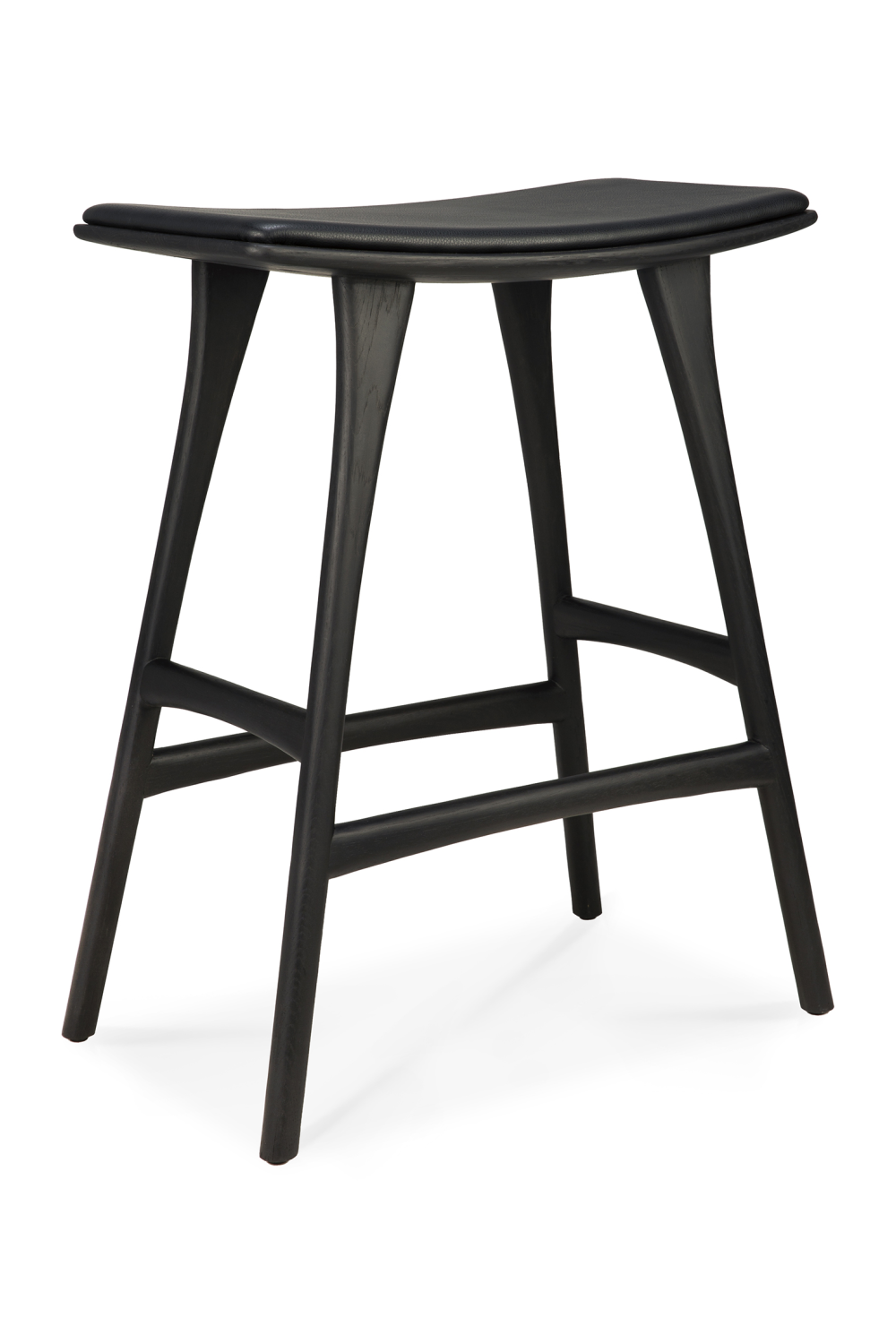 Classic Black Oak Counter Stool | Ethnicraft Osso | Oroa.com