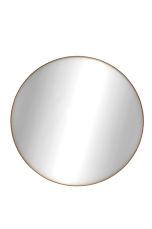 Oak Round Wall Mirror | Ethnicraft Layers | OROA TRADE