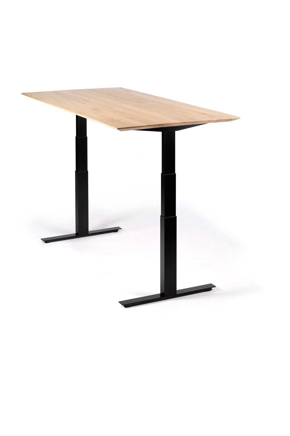 Oak Adjustable Desk L | Ethnicraft Bok | Oroa.com