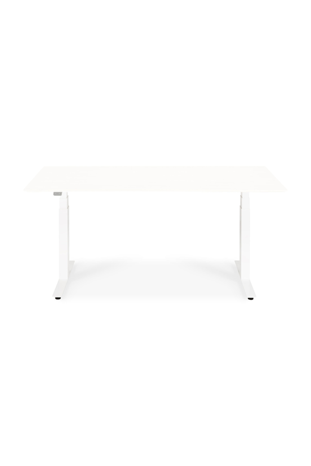 White Metal Adjustable Desk Base | Ethnicraft Bok | Oroa.com