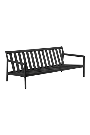 Outdoor Black Teak Lounge Chair | Ethnicraft Jack | OROA.COM