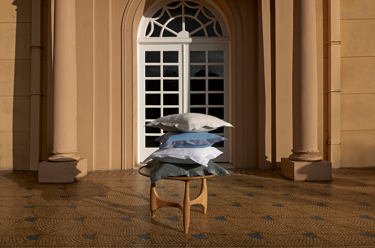 Combed Cotton Matelassé Euro Sham | Amalia Home Aura | Oroa.com