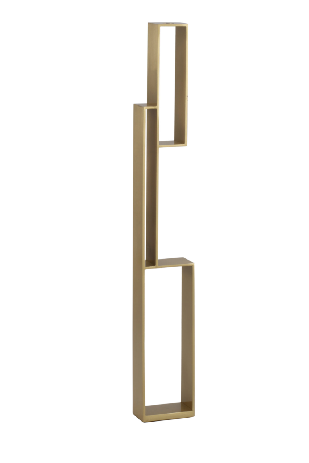 Brushed Brass Finish Metal Candle Holders | Liang & Eimil Veneton | Oroa.com