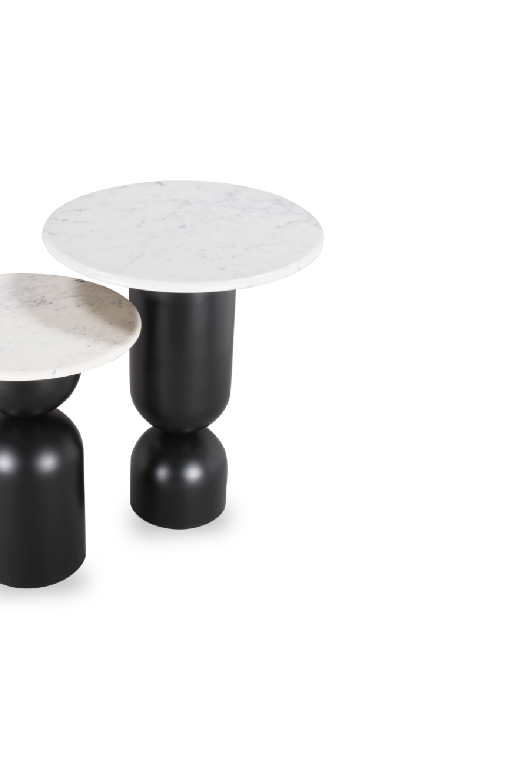 White Marble Side Table set of 2 | Liang & Eimil Babel | OROA