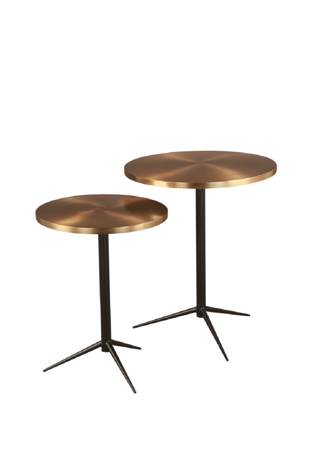 Round Brass Nesting Side Tables | Liang & Eimil Antigua | OROA