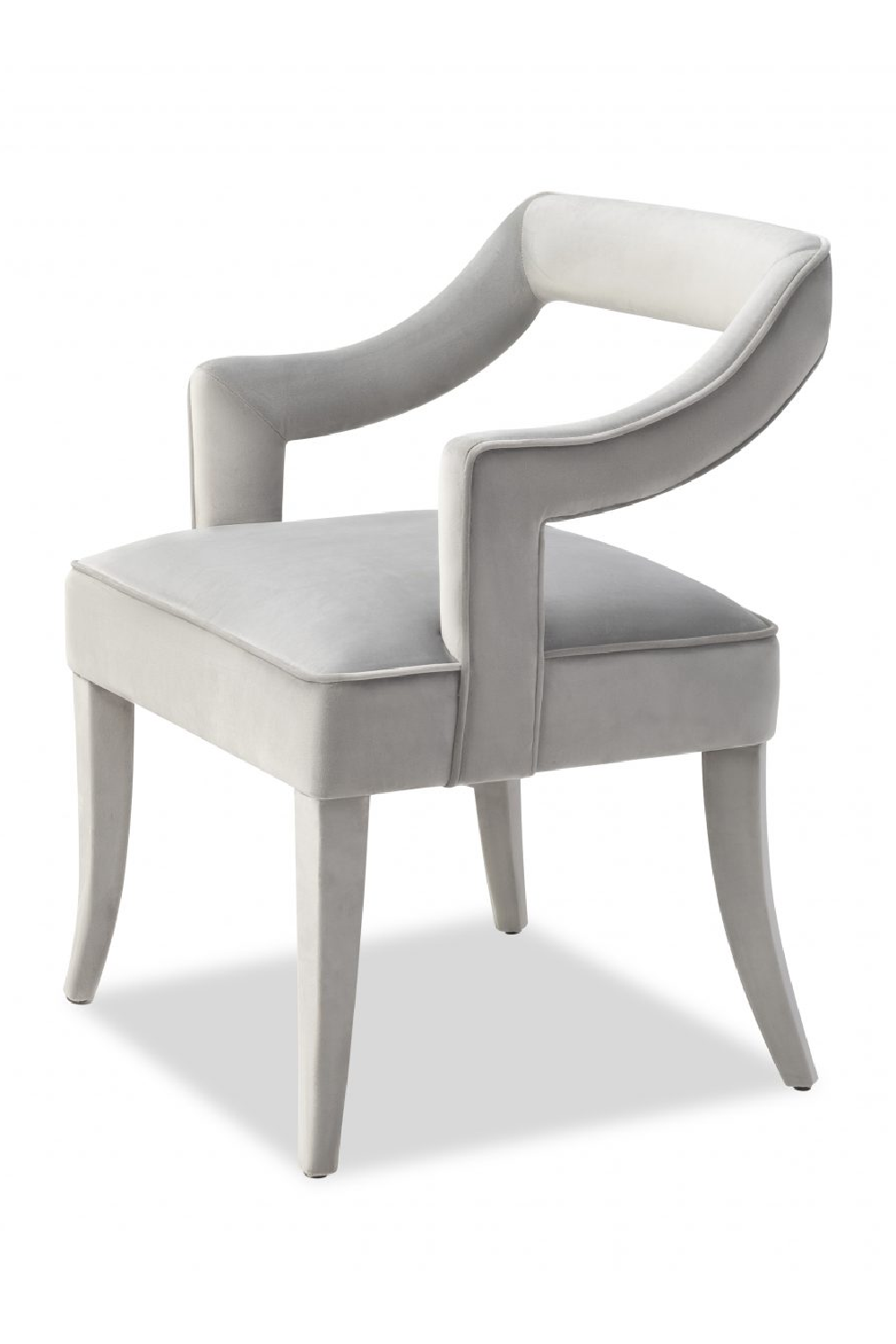 Gray Velvet Dining Armchair | Liang & Eimil Calvin | Oroa.com