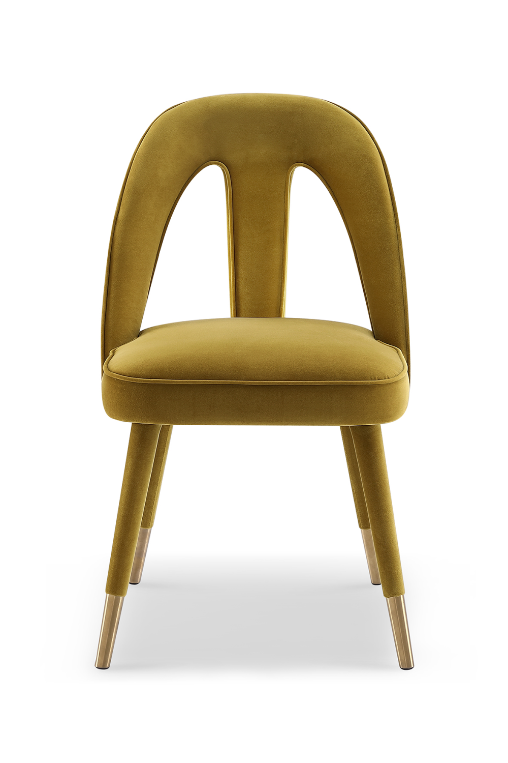 Mustard Velvet Dining Chair | Liang & Eimil Pigalle  | Oroa.com