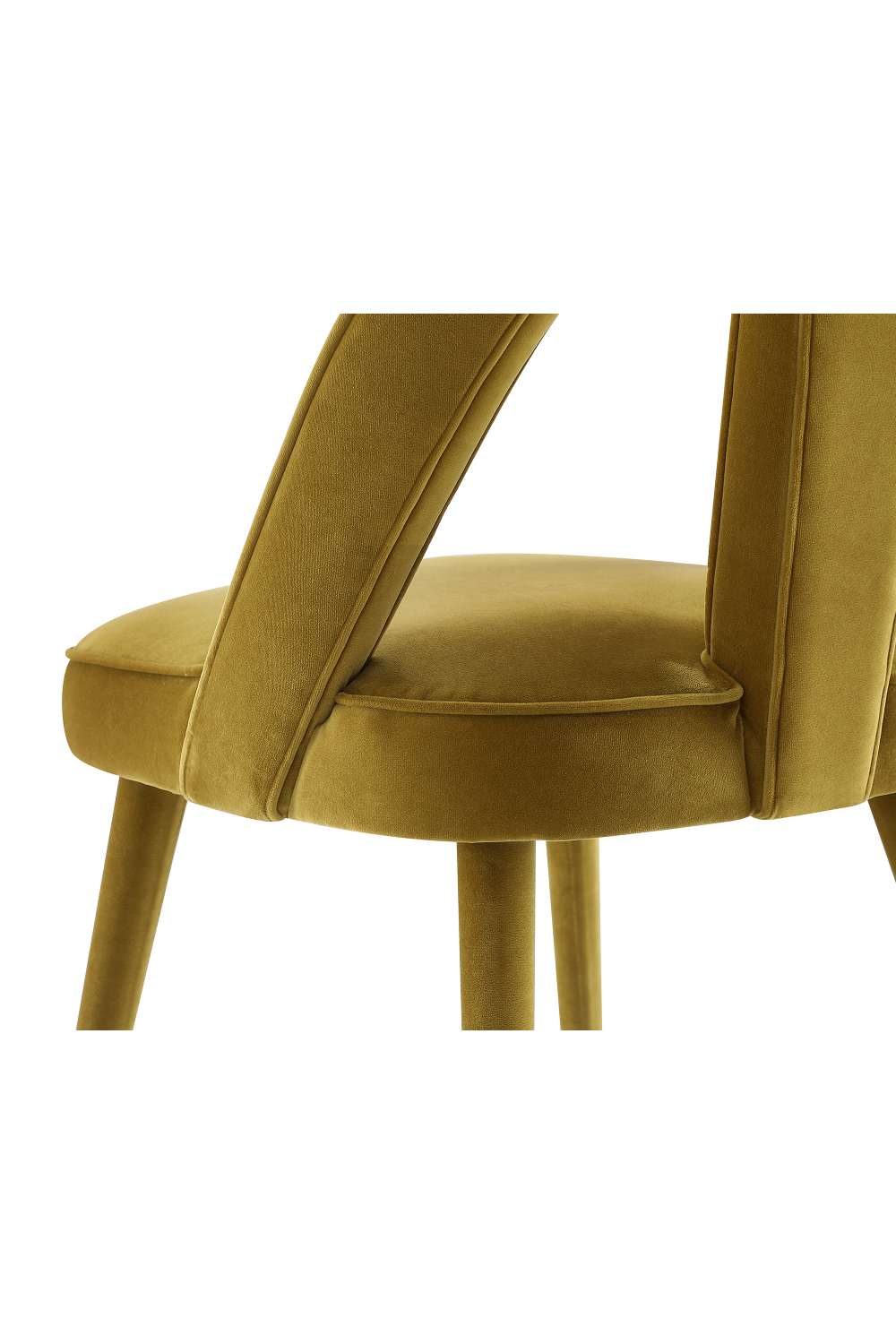 Mustard Velvet Dining Chair | Liang & Eimil Pigalle  | Oroa.com