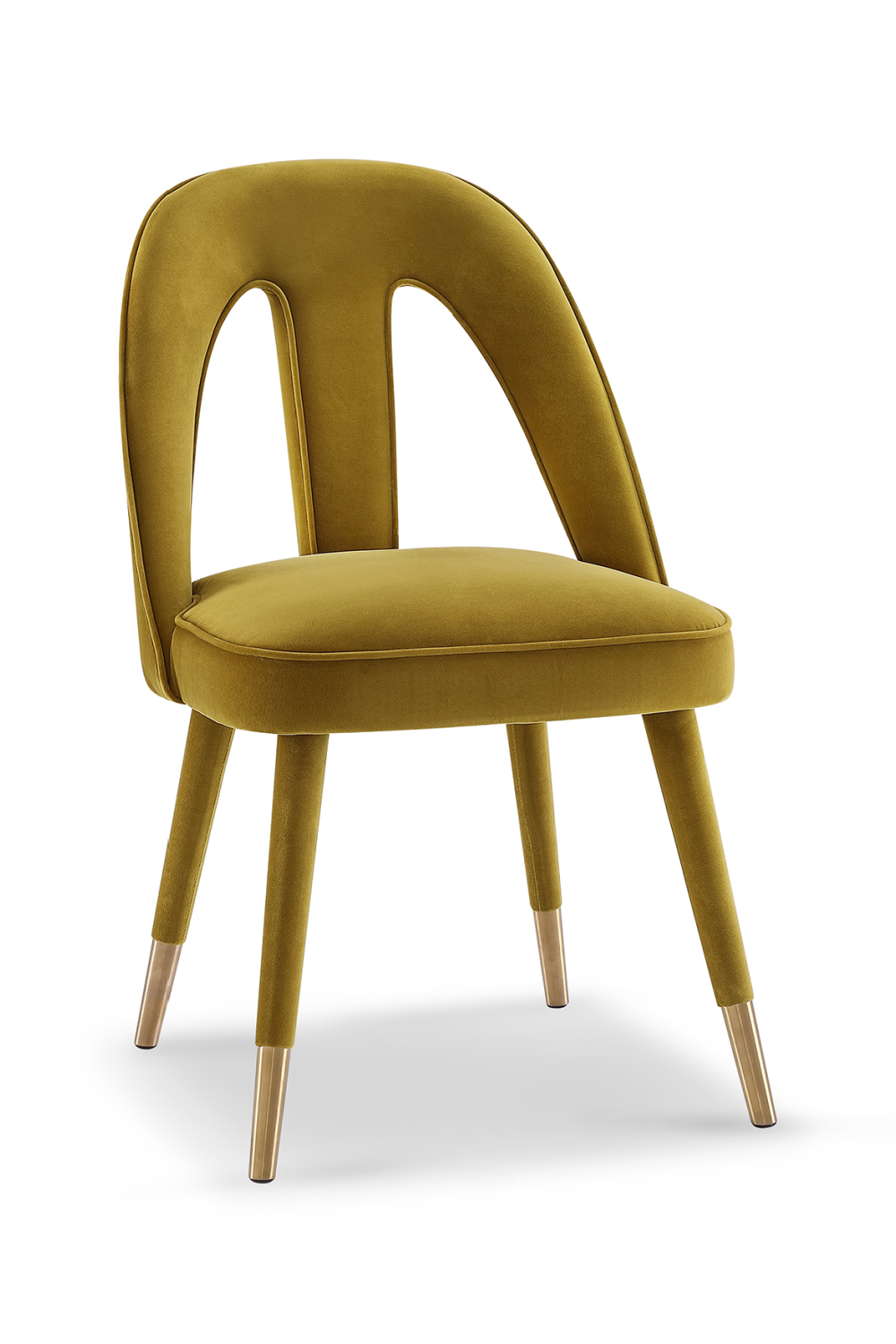 Mustard Velvet Dining Chair | Liang & Eimil Pigalle  | Oroa.com