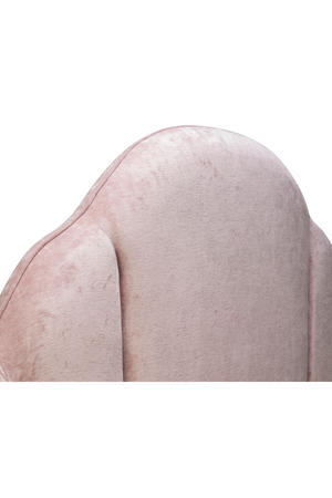 Lavender Velvet Rounded Edge Headboard | Liang & Eimil | OROA