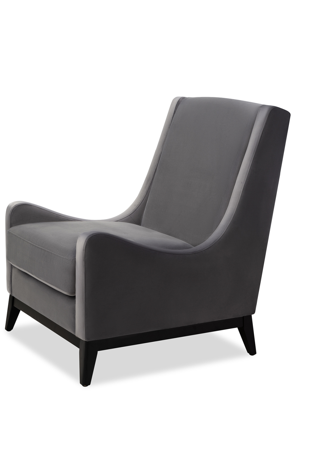 Night Gray Velvet Accent Chair | Liang & Eimil Lima | Oroa.com