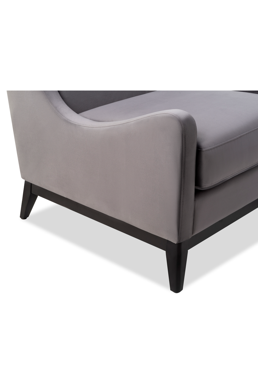 Night Gray Velvet Accent Chair | Liang & Eimil Lima | Oroa.com