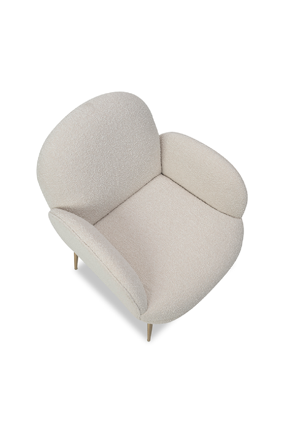 White Bouclé Accent Chair | Liang & Eimil Gil | OROA.com