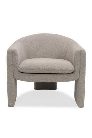 Taupe Bouclé Draped Occasional Chair | Liang & Eimil Iconic | Oroa.com