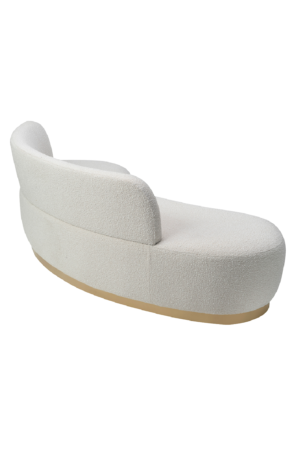 Bouclé Sand Curve Right Sofa | Liang & Eimil Sasha | Oroa.com