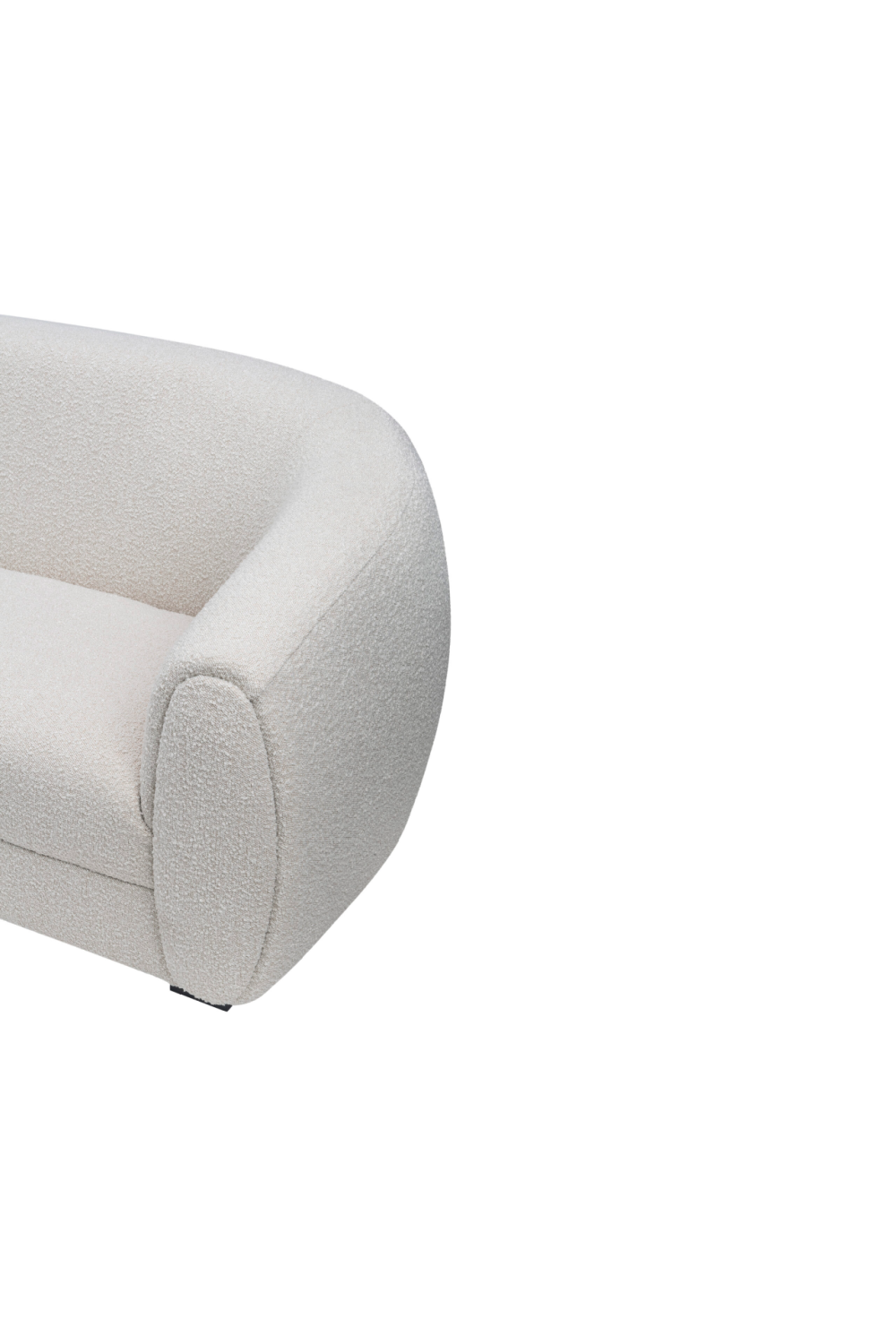 White Bouclé Upholstered Sofa | Liang & Eimil Voltaire | OROA