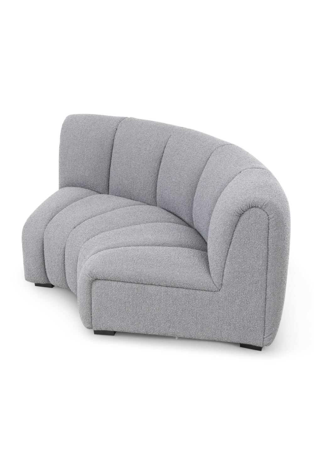 Bouclé Channelled Corner Sofa | Liang & Eimil Ralph | Oroa.com