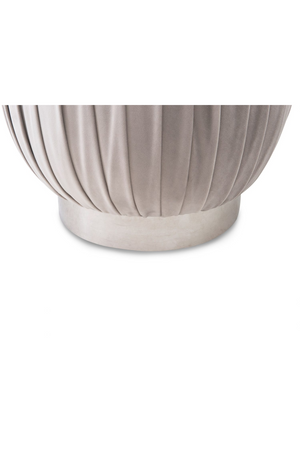 Pleated Round Accent Stool | Liang & Eimil Charlie | OROA.com