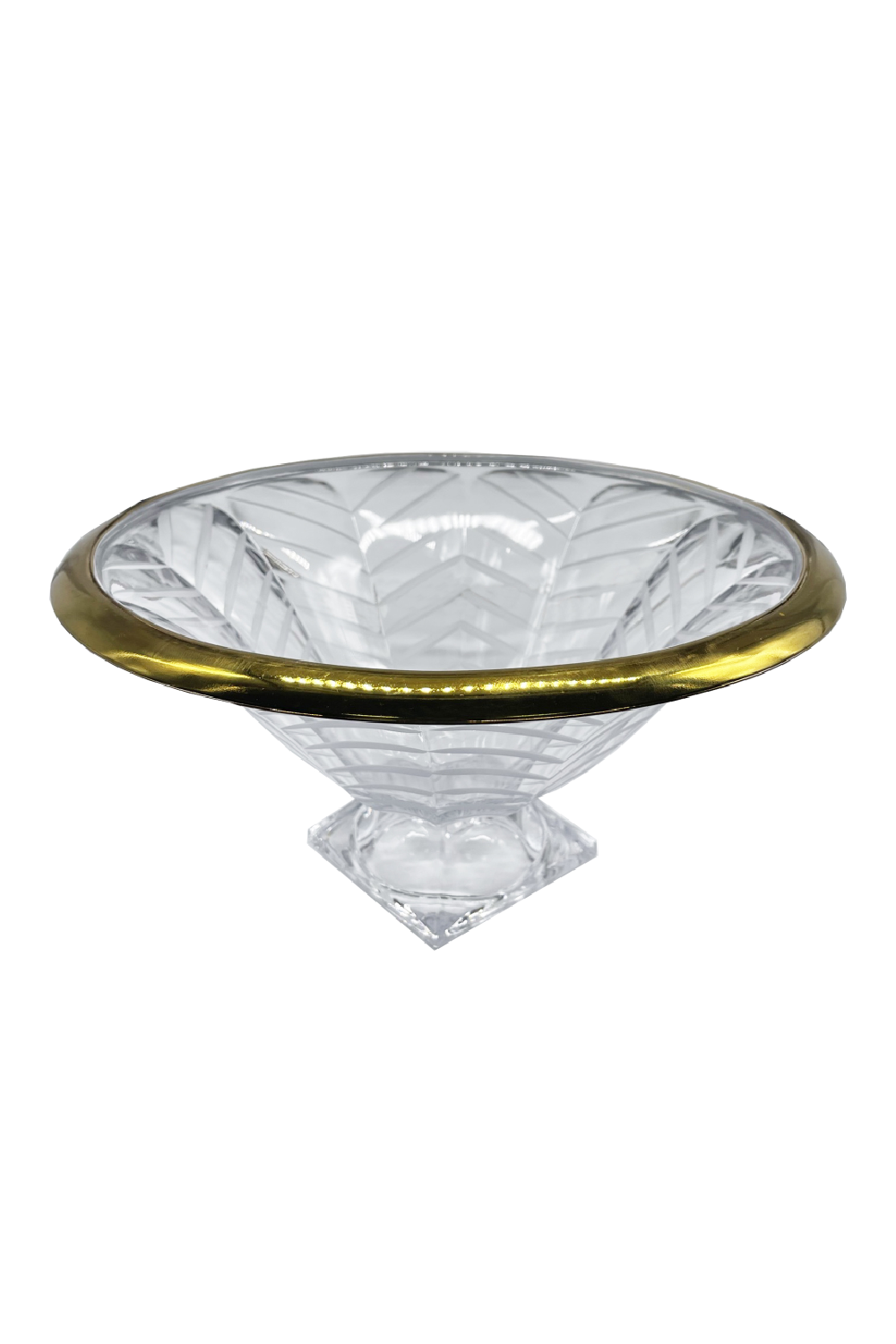 Gold Rimmed Glass Vase | Liang & Eimil Crystal Bowl | OROA