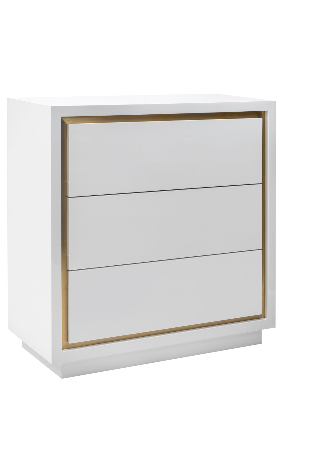 White Lacquered 3-Drawer Chest | Liang & Eimil Utopia | Oroa.com