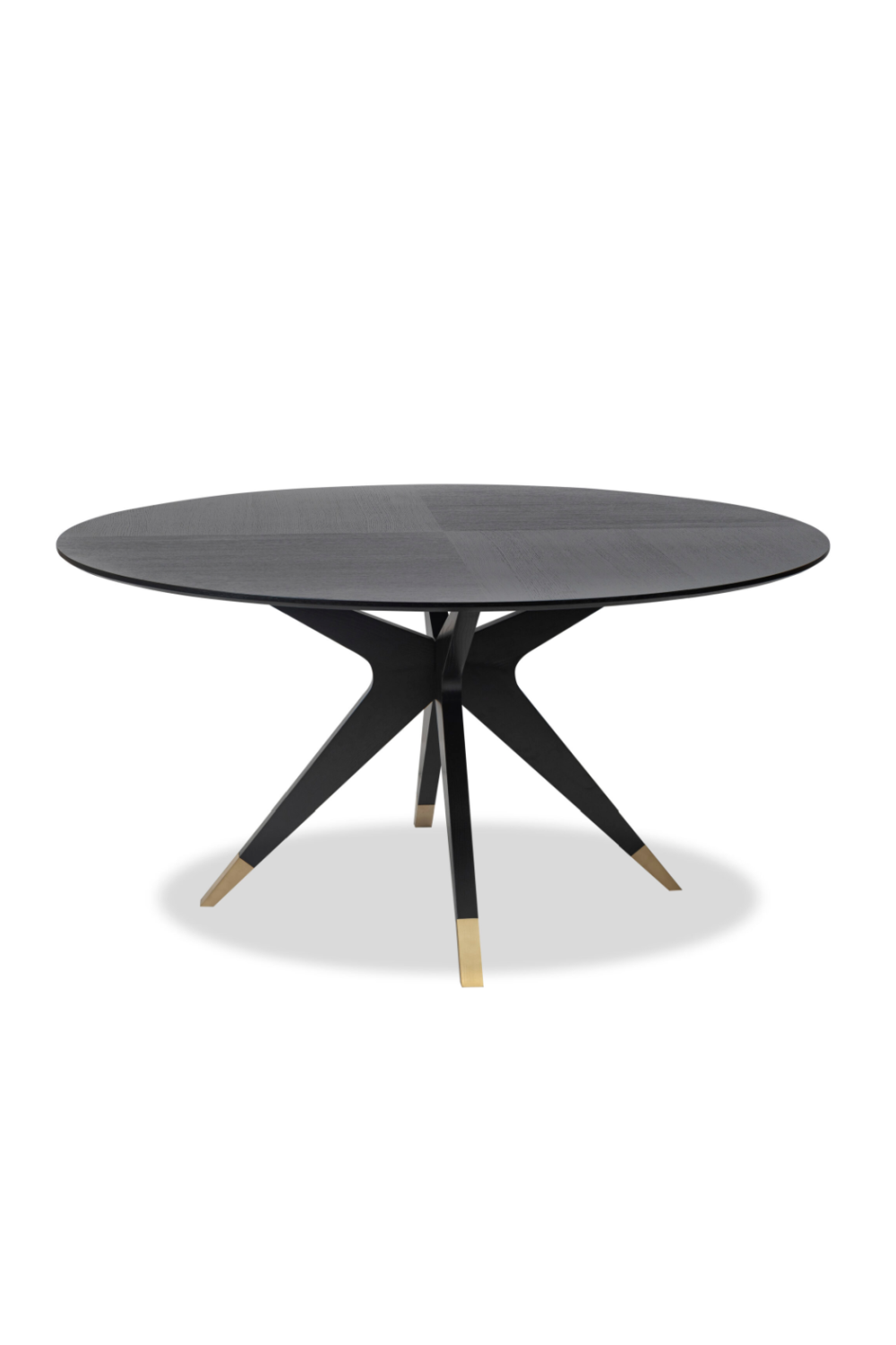 Black Round Oak Dining Table (L) | Liang & Eimil Anthology | OROA