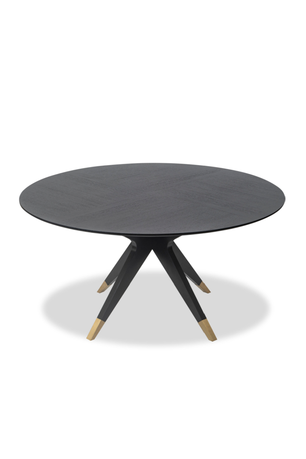 Black Round Oak Dining Table (L) | Liang & Eimil Anthology | OROA