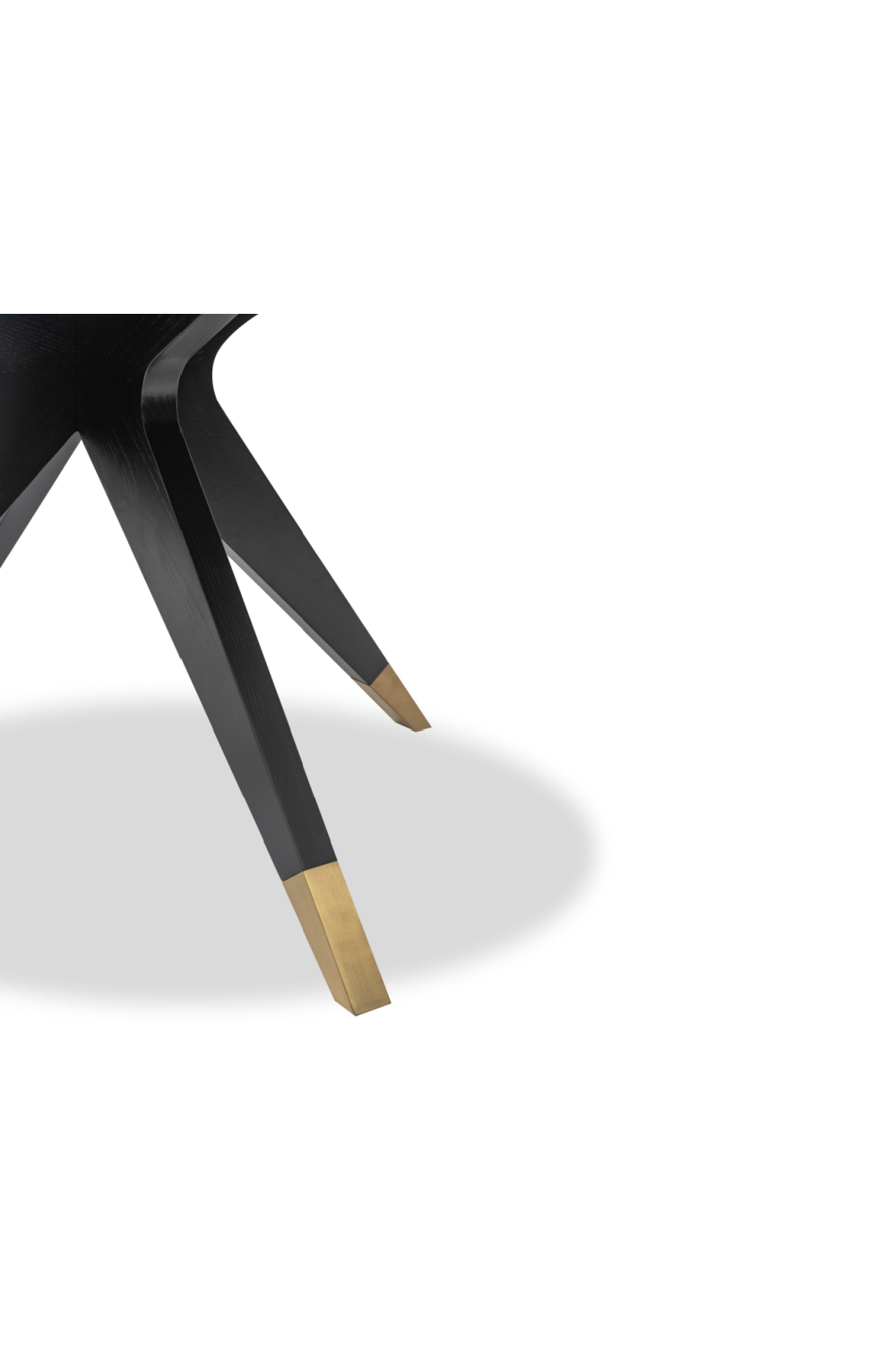 Black Round Oak Dining Table (M) | Liang & Eimil Anthology | Oroatrade.com