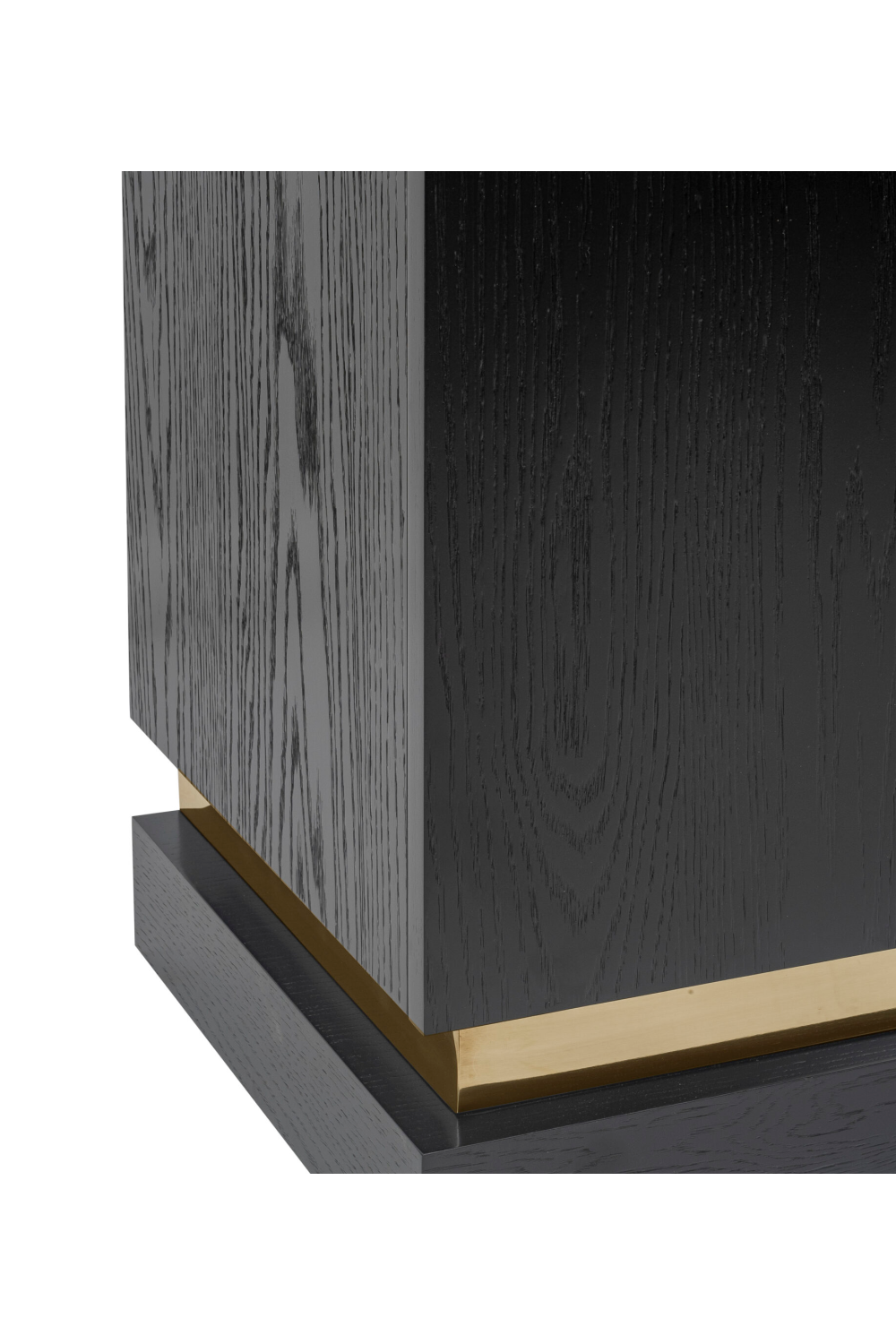 Black Oak Brass Accent Sideboard | Liang & Eimil Belmond | OROA