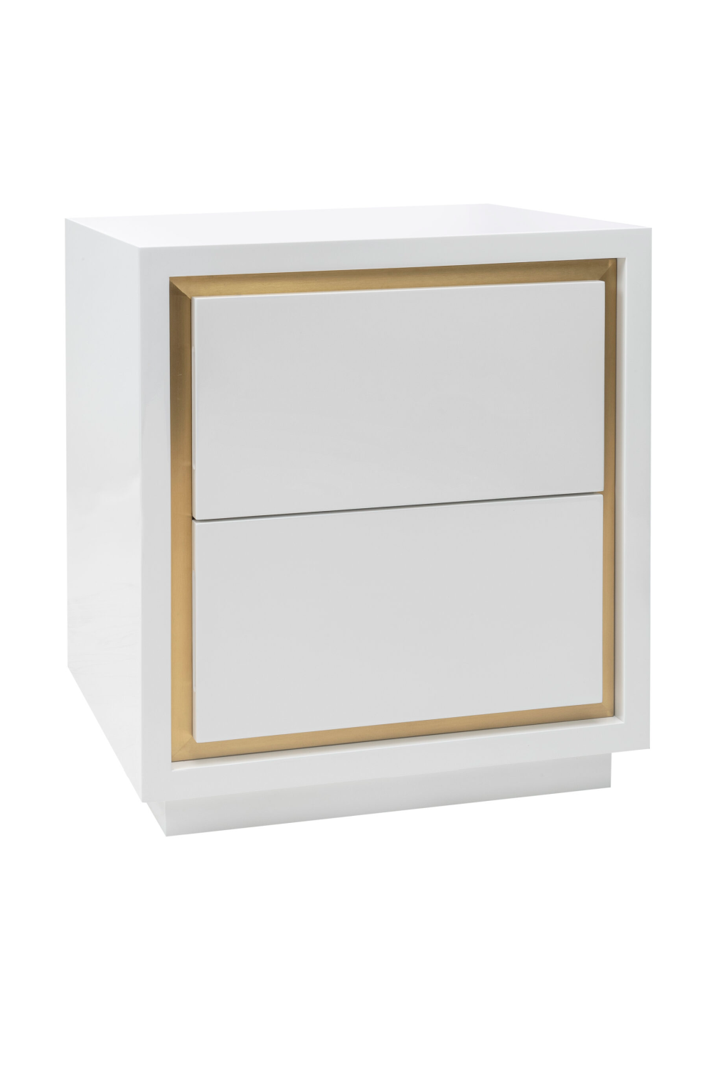 White Lacquer Bedside Table | Liang & Eimil Utopia | OROA.com