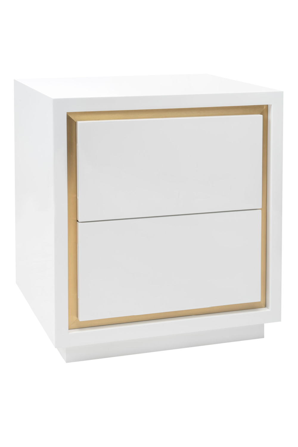 White Lacquer Bedside Table | Liang & Eimil Utopia | OROA.com