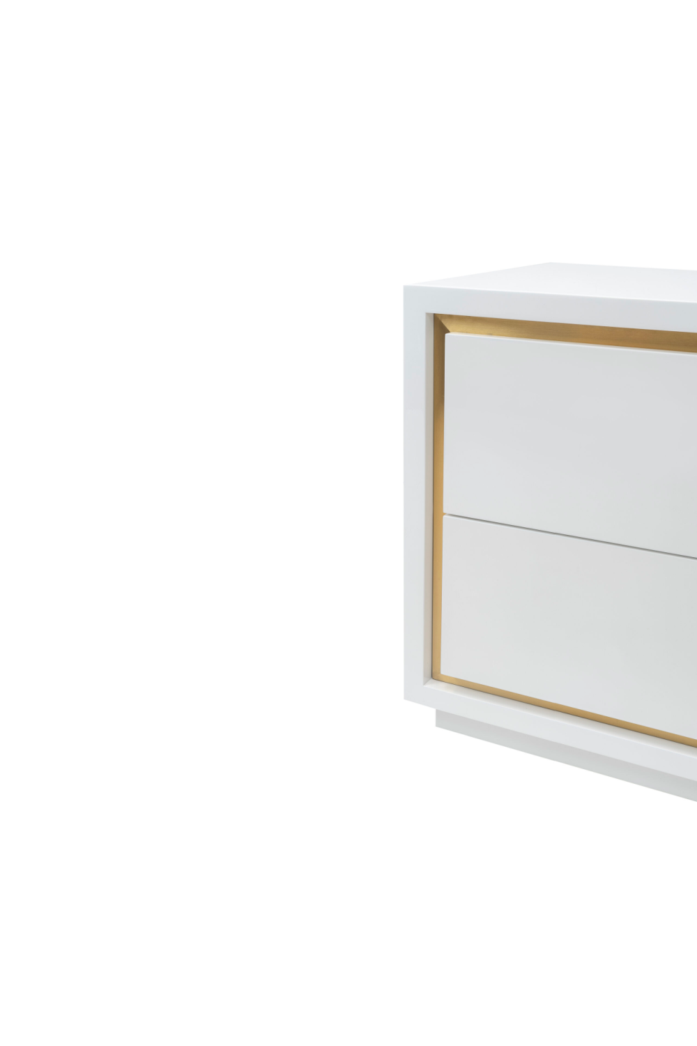 White Lacquer Bedside Table | Liang & Eimil Utopia | OROA.com