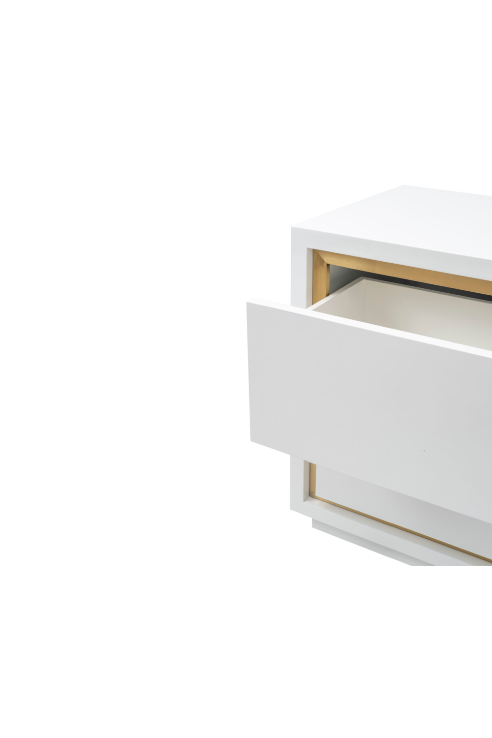 White Lacquer Bedside Table | Liang & Eimil Utopia | OROA.com