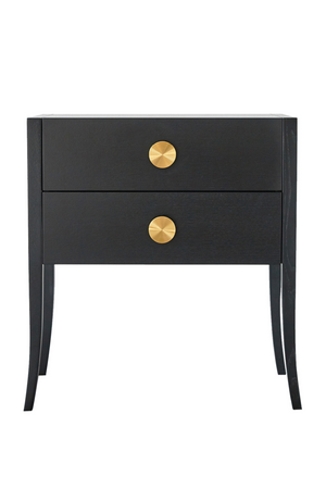 Black Rectangular Bedside Table | Liang & Eimil Orly | OROA