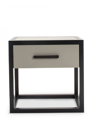 Taupe Leather Bedside Table | Liang & Eimil Roux | Oroa.com