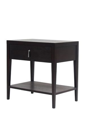 Black Wooden Bedside Table | Liang & Eimil Sina | OROA.com