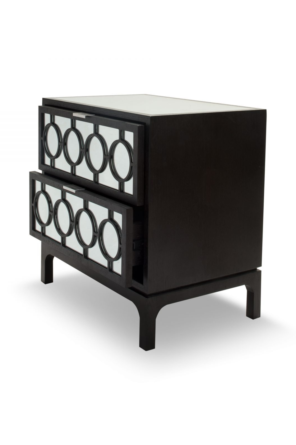 Mirrored Panel Bedside Table | Liang & Eimil Marriott | OROA.com