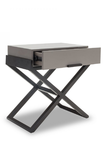 Black Wooden Bedside Table | Liang & Eimil Boston | OROA
