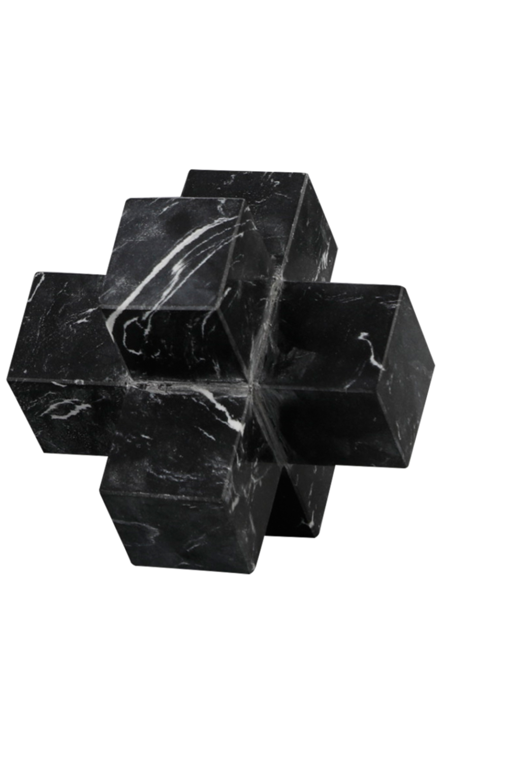 Small Geometric Black Marble Sculpture | Liang & Eimil | Oroa.com