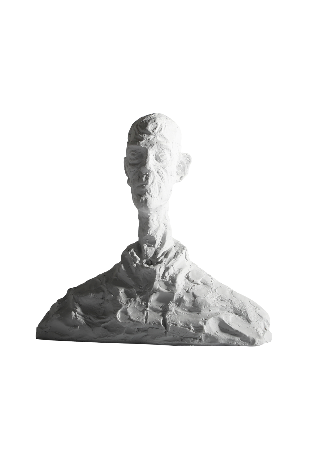 White Cement Man Head Sculpture | Liang & Eimil Barton | OROA.com