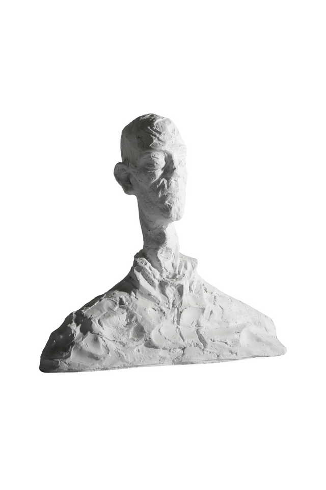 White Cement Man Head Sculpture | Liang & Eimil Barton | OROA.com