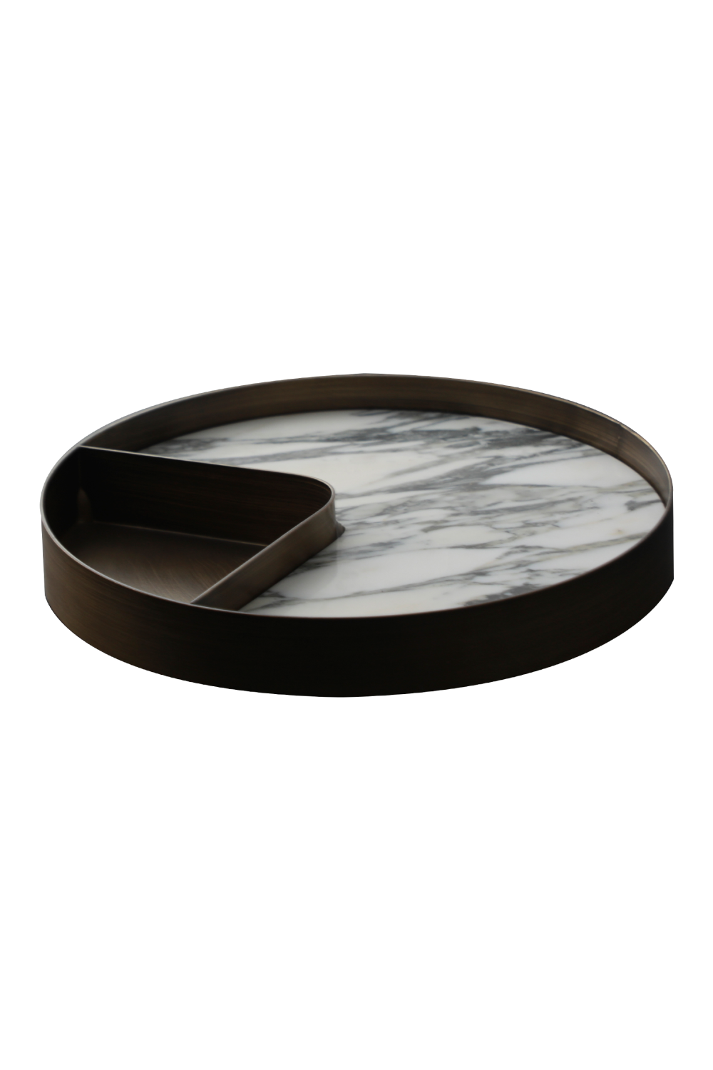 Iron Framed White Marble Tray | Liang & Eimil Alden | OROA.com