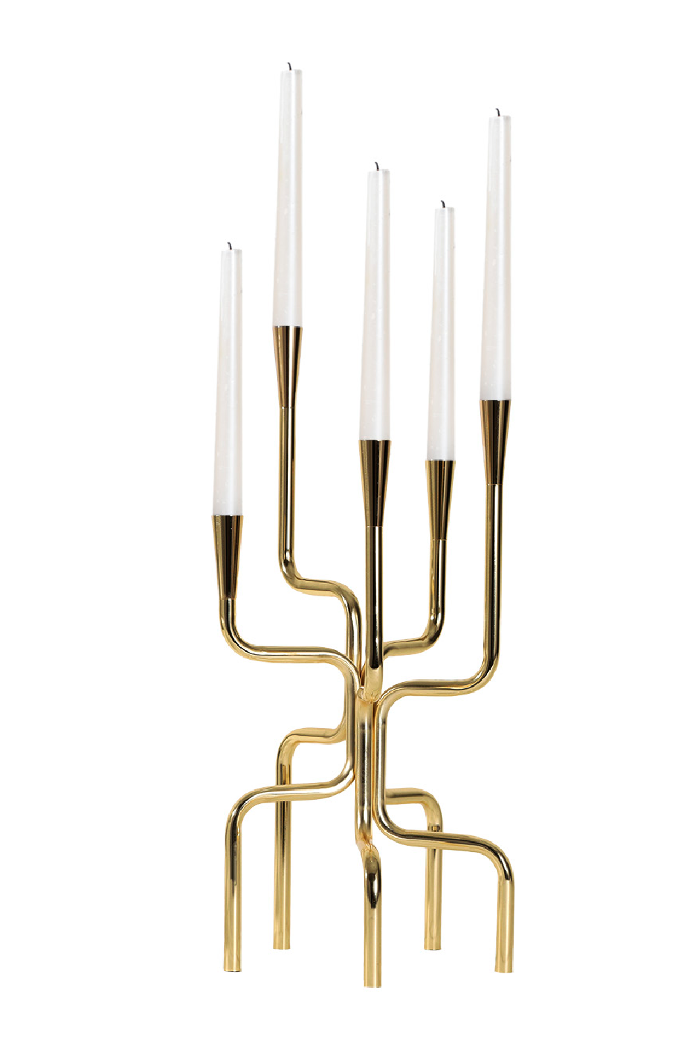 Gold Sculptural Candle Holder | Liang & Eimil Maman | Oroa.com