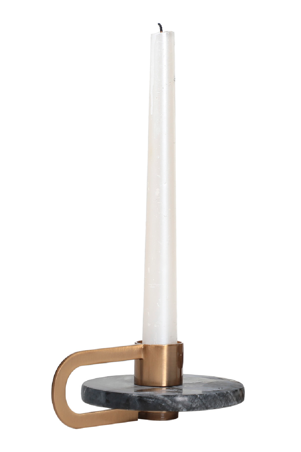 Circular Gray Marble Candle Holder | Liang & Eimil Bennet | Oroa.com