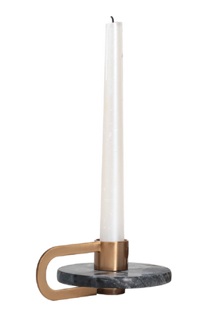 Circular Gray Marble Candle Holder | Liang & Eimil Bennet | Oroa.com