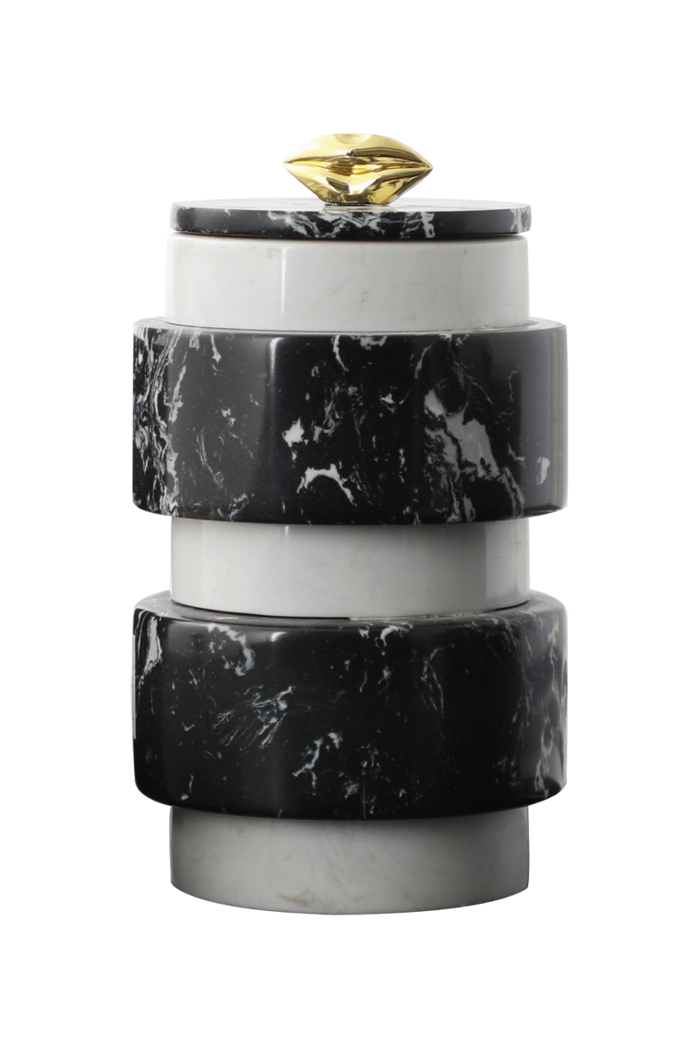 Black and White Marble Jar | Liang & Eimil Chalton | Oroa.com