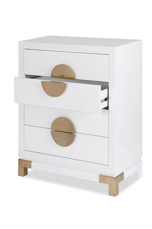 White Metal 4-Drawer Chest | Liang & Eimil Otium | Oroa.com
