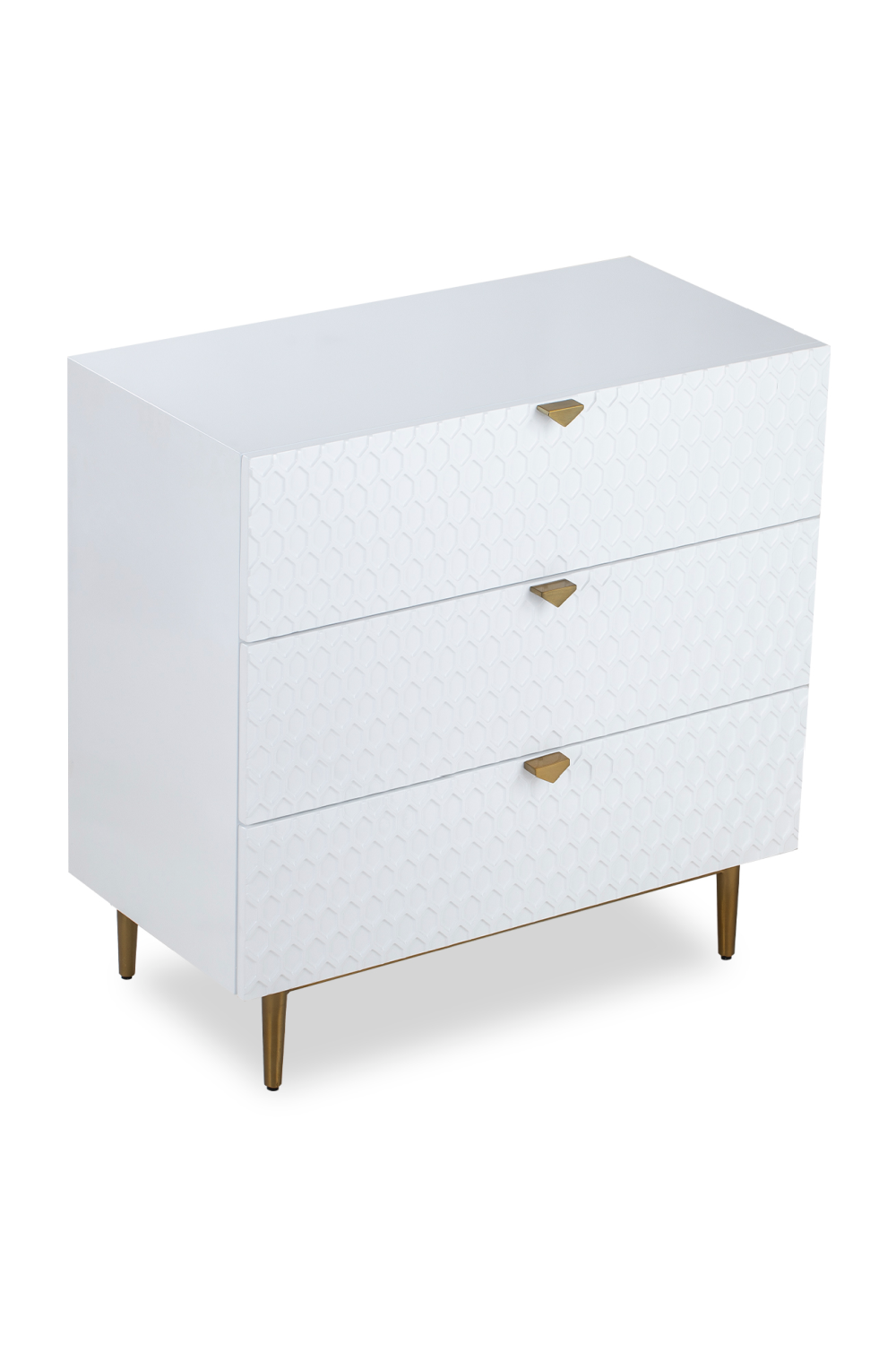 White 3-Drawer Chest | Liang & Eimil Bolero | Oroa.com