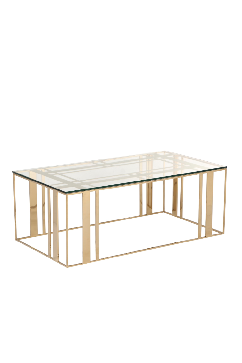 Brass Rectangular Coffee Table | Liang & Eimil Lafayette | OROA